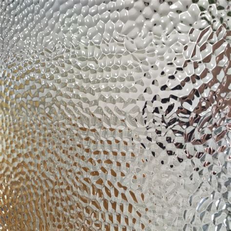 Water Ripple Texture Hammered Stainless Steel Panel Mirror Sheet For Ceiling System View