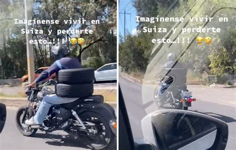 Video Motociclista Se Hace Viral Por Cómo Movió Dos Llantas N