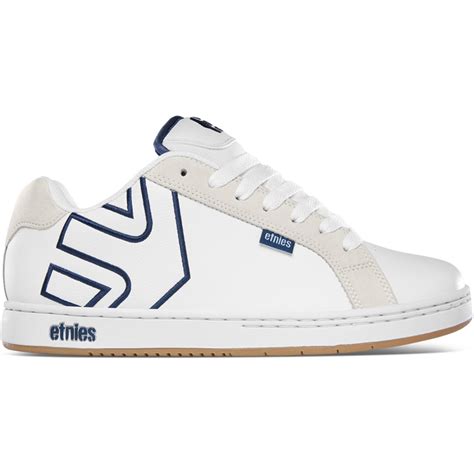 Etnies Fader Skate Shoes White Navy Gum The Fader Is A Long Running