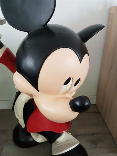 Disney Walt Lifesize Xxl Statue Mickey Mouse As Butler 80s90s