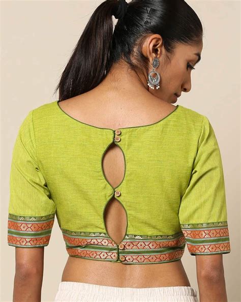 38 Simple And Stylish Blouse Back Neck Designs • Keep Me Stylish Stylish Blouse Design