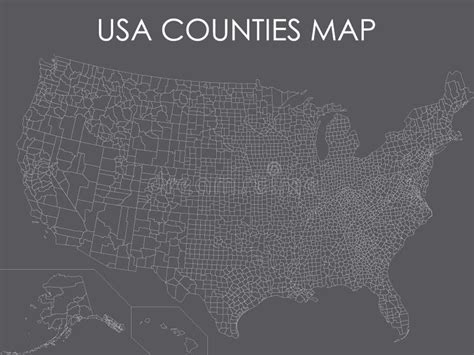Usa Counties Stock Illustrations 6490 Usa Counties Stock