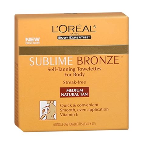 Loreal Dermo Expertise Sublime Bronze Self Tanning Towelettes Medium