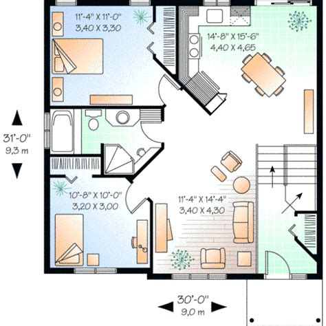 Whatever your plans, make use of free corners and alcoves, or select furniture that can be used for a variety of purposes so you can work comfortably in any room. IKEA 600 Sq FT Home 600 Square Foot House Plans, 600 sq ft house plans - Treesranch.com