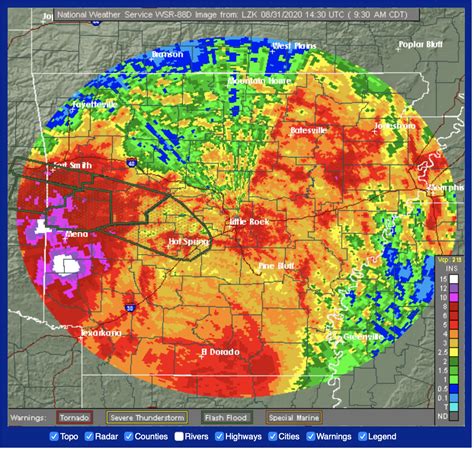 National Weather Service To Little Rock Today Yep Youre Boned R