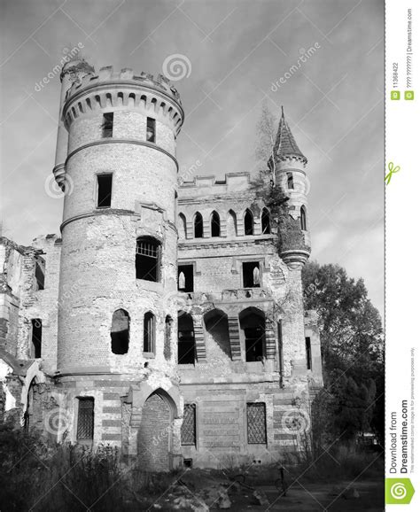 The Old Ruined Castle Stock Photo Image Of Black Ruins 11368422