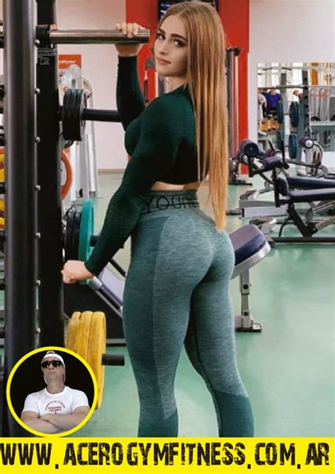 Julia Vins Adolescente Rusa Levantadora De Pesas Gimnasio Acero Gym