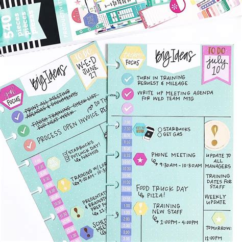 Yesterday My Happy Planner® Squad Daily Note Pages Was Featured On The