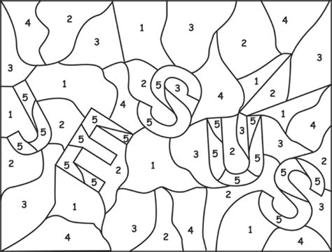 Color By Numbers Jesus Coloring Page For Kids Printable