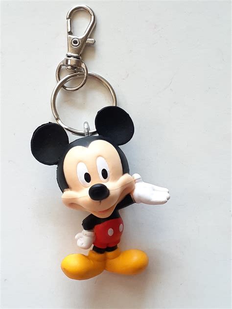 Mickey Mouse Keychainbeadiebracelet Etsy