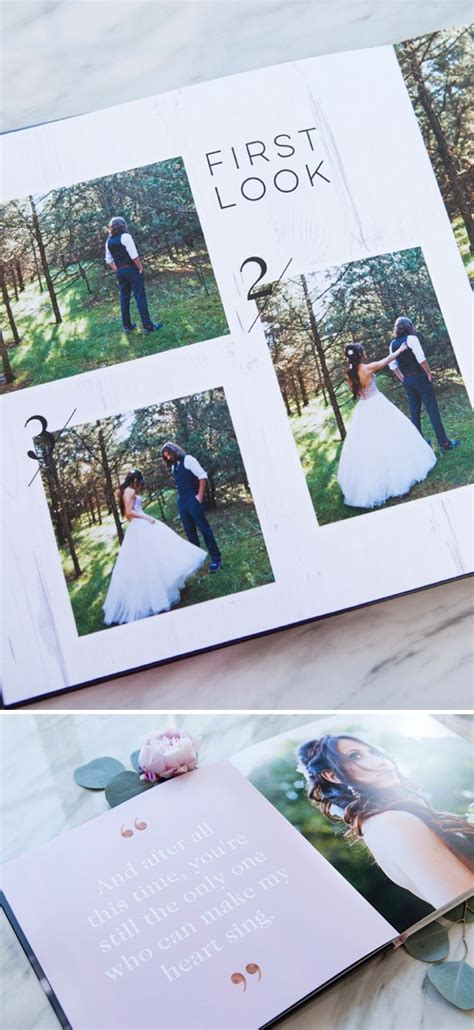 Check Out This Gorgeous Custom Wedding Photo Book From Shutterfly