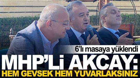MHP li Akçay 6 lı masayı hedef aldı Manisa Kulis Haber Manisa