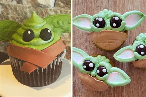 12 Baby Yoda Cupcakes That Are Almost Too Cute To Eat Lets Eat Cake