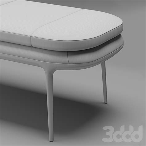 Maxalto Caratos Bench Другая мягкая мебель 3d Модель