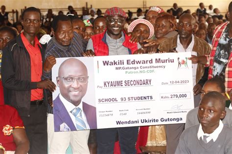 Wangechi Gachie on Twitter: "Hon @Wakili Edward Muriu and student