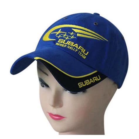2017 Subaru F1 Racing Cap Cotton Baseball Caps Mens Snapack Sport Hats