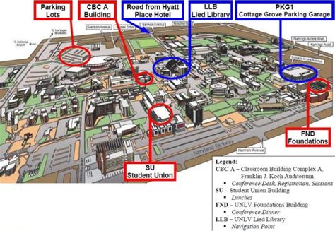Unlv Maps Of Campus