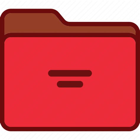 Directory Folder Office Red System Icon Download On Iconfinder