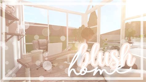 Bloxburg Aesthetic Blush Home One Story 70k 🍓💗 Youtube