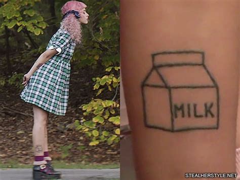 Melanie Martinez Milk Carton Calf Tattoo Steal Her Style