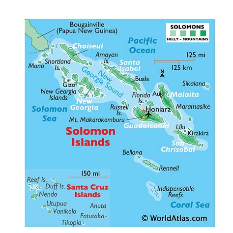 Solomon Islands Maps And Facts World Atlas