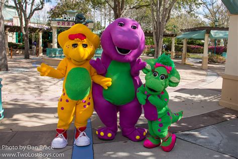 Meeting Barney Bj And Baby Bop Universal Orlando Februar Flickr