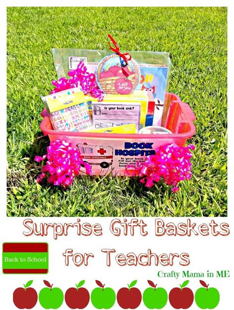 You are an outstanding teacher and because you disciplined us with one hand and drew us happiest birthday to the most astonishing teacher on the planet! Back to School Surprise Gift Baskets for Teachers - Crafty ...