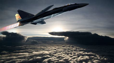3840x2144 Su 47 4k Download Hd Pc Wallpaper Aircraft Images Fighter
