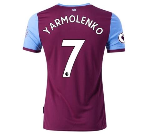 More west ham united pages. Andriy Yarmolenko #7 West Ham United 19/20 Home Soccer ...