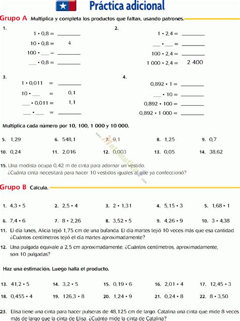 Multiplicaciones Con Decimales 259