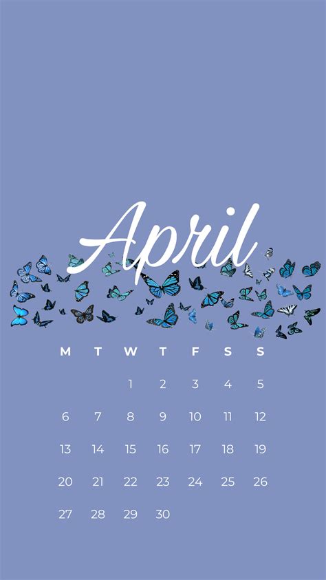 April Calendar Aesthetic Printable Word Searches