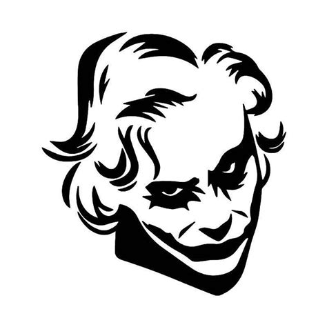 The Joker Face Mask 2 Vinyl Sticker