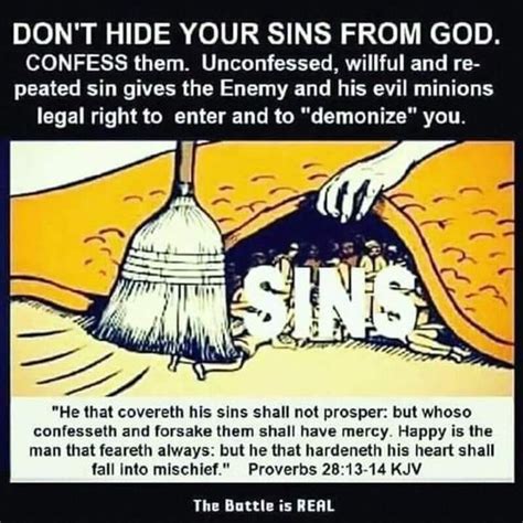 Do Not Hide Your Sins From God Faith Image Biblical Quotes Verse Quotes Bible Verses Quotes