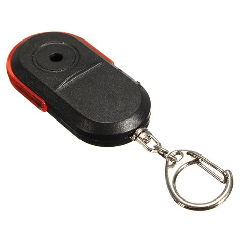 New Wireless Anti Lost Whistling Key Finder Sound Led Light Chain Alarm