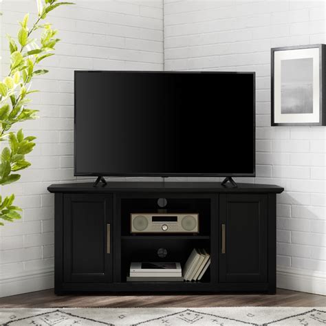 Crosley Furniture Camden 48 Corner Tv Stand Black Cf101248 Bk