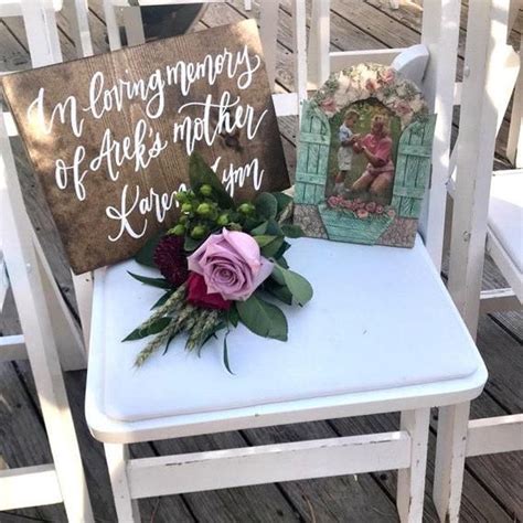 In Memory Of Sign Rustic Wedding Signs Remembrance Sign Etsy Memory