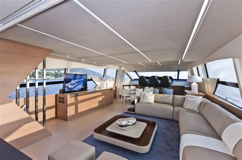 Internal View Pershing Yacht 92 Yacht Interior Design Luxury Yacht Interior Yacht Design