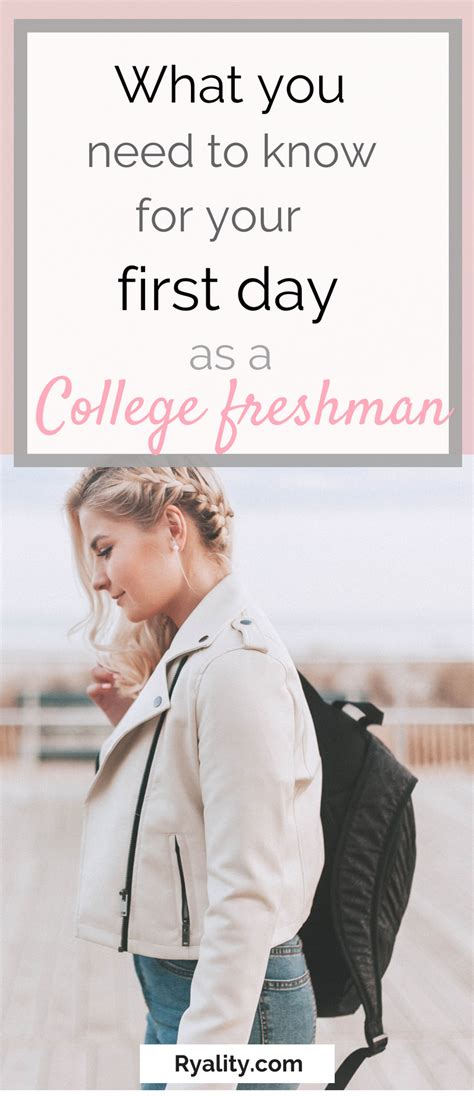 What You Need To Know For Your First Day As A College Freshman First Day Of College Freshman