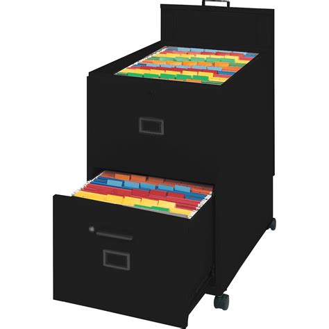 Mobilizers 9p620 Mobile Letter Size File Cart With Lid