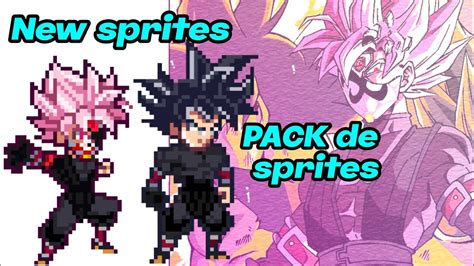 Pack De Sprites De Goku Black Time Breaker Ssj Rose Remasterizado