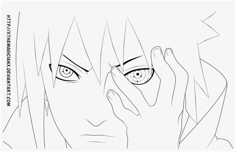 Sasuke Sharingan Easy Drawing