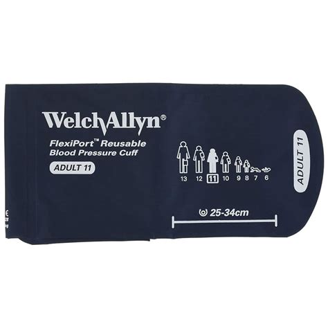 Welch Allyn Reuse 11 2mq Flexiport Reusable Blood Pressure Cuffs With