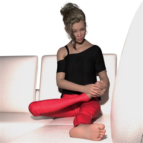 Kate Massaging Her Unfeeling Foot By Castedgirl28 On Deviantart