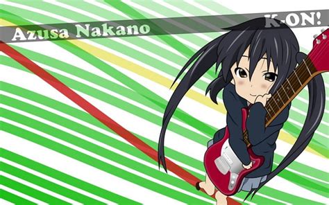 Azusa Nakano Azusa K On Anime Rocker Nakano Anime Anime Rockers