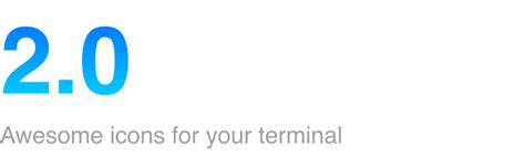 Alternatives And Detailed Information Of Terminal Icons Gitplanet