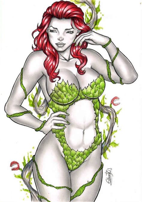 Poison Ivy By Elberty Olivera Poison Ivy Dc Poison Ivy Poison Ivy Art