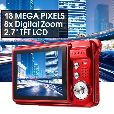 27 Inch Tft Lcd Display 18mp 8x Zoom Hd Digital Anti Shake Camera