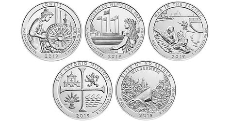 United States Mint Opening Sales For 10 Coin Circulating Quarters Set