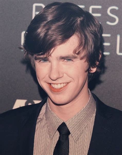 freddie highmore he has grown up to be a great actor i hate it when people say when did he get