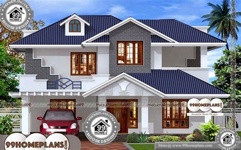 New House Design In India 80 Modern Double Story House Plans Online